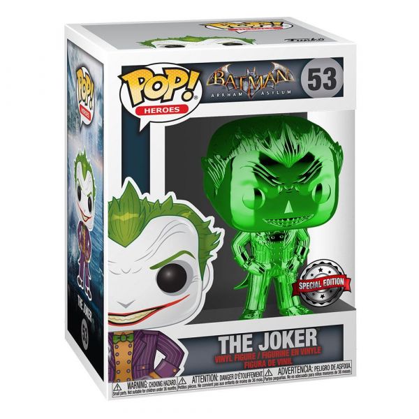 DC POP! Heroes Vinyl figurine The Joker (Green Chrome) 9 cm