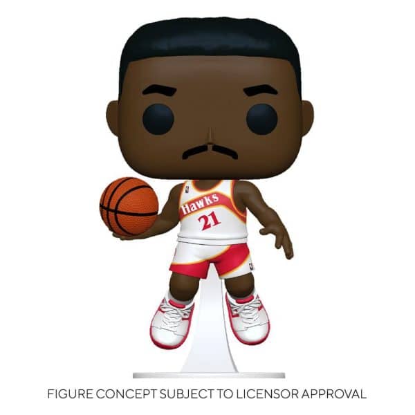 NBA Legends POP! Sports Vinyl figurine Dominique Wilkins (Hawks Home) 9 cm