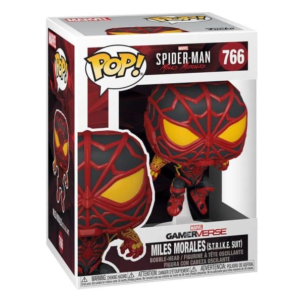 Marvel's Spider-Man POP! Games Vinyl figurine Miles Morales Strike Suit 9 cm