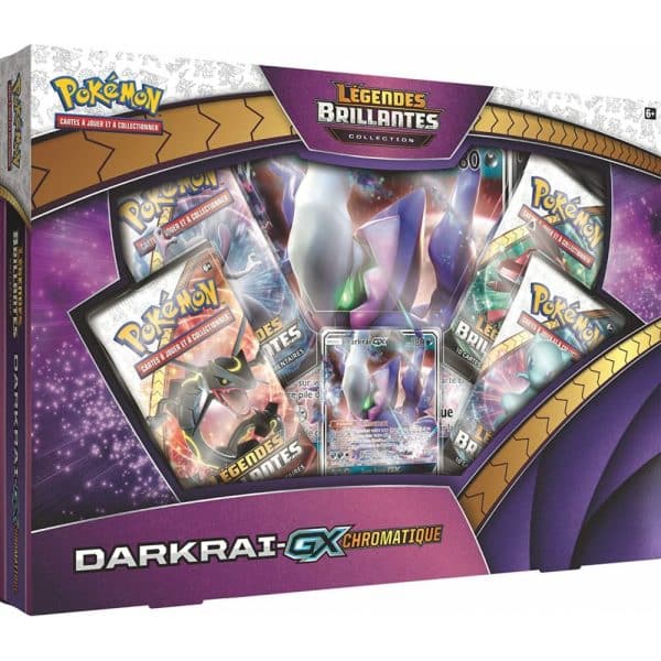 Pokémon - Pokemon - Coffret - 4 boosters - Darkrai GX Chromatique
