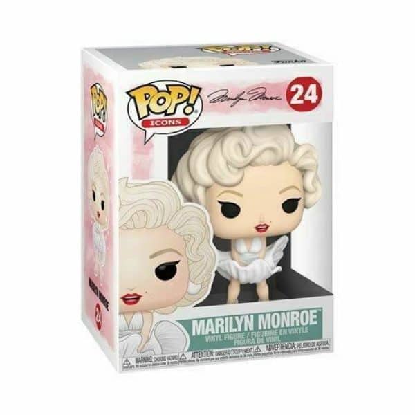 Marilyn Monroe POP! Icons Vinyl figurine Marilyn Monroe (White Dress) 9 cm