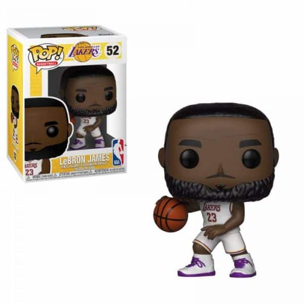 NBA POP! Sports Vinyl Figurine LeBron James White Uniform (Lakers) 9 cm N°52