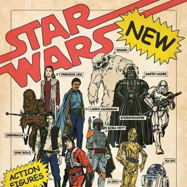 Star Wars poster Action Figures 61 x 91 cm