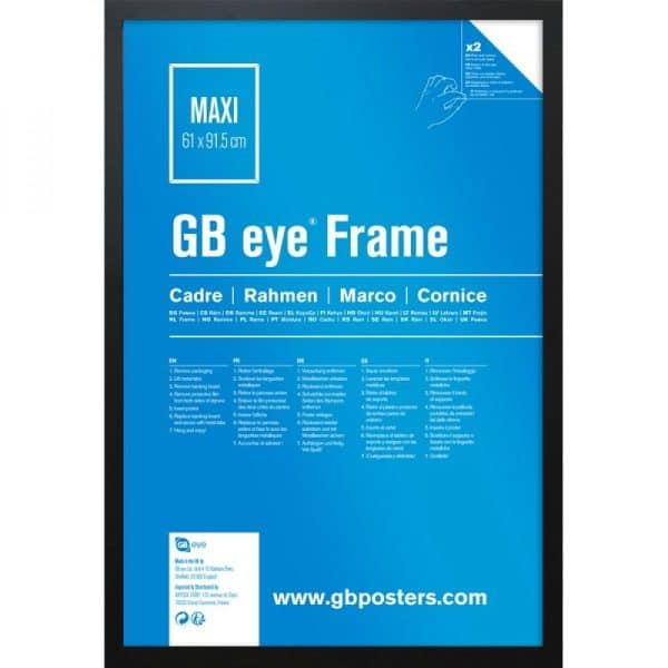 GBEYE - Cadre MDF Noir - Maxi - 61 x 91.5 cm