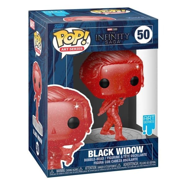 Infinity Saga Figurine POP! Artist Series Vinyl Black Widow (Red) 9 cm