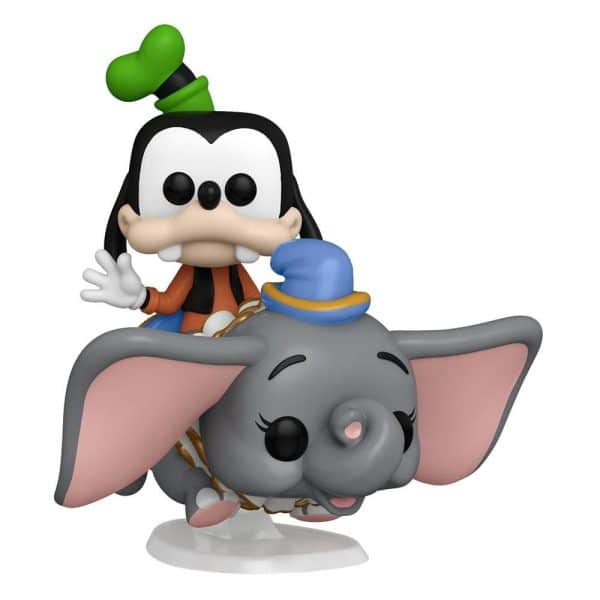 Walt Disney World 50th Anniversary POP! Rides Super Deluxe Vinyl figurine Dumbo w/Goofy 15 cm