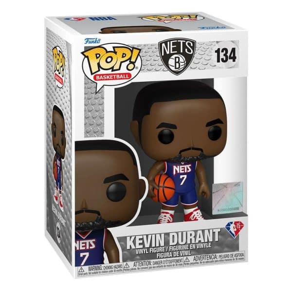 NBA Brooklyn Nets POP! Basketball Vinyl figurine Kevin Durant (City Edition 2021) 9 cm