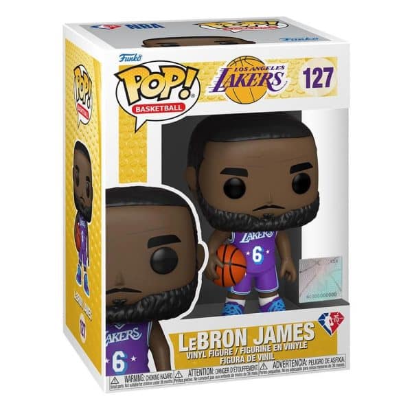 NBA Legends POP! Sports Vinyl figurine Lakers - LeBron James (Yellow Jersey) 9 cm