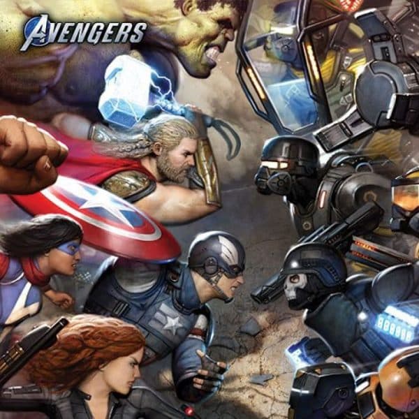 Avengers Gamerverse poster Face Off 61 x 91 cm