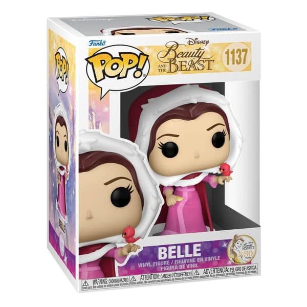 La Belle et la Bête Figurine POP! Movies Vinyl Winter Belle 9 cm