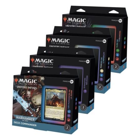 Magic the Gathering Univers infinis: pack de 4,  Warhammer 40,000 deck Commander *FRANCAIS*