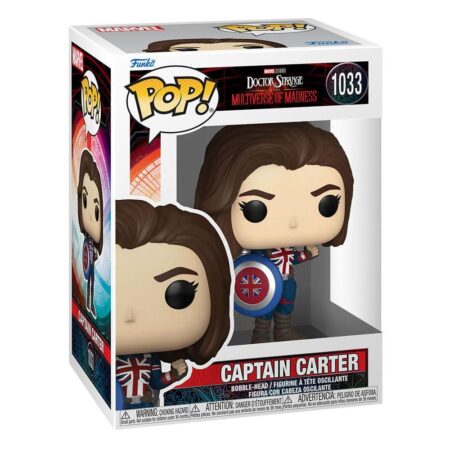 Doctor Strange in the Multiverse of Madness POP! Movies Vinyl figurine Captain Carter 9 cm