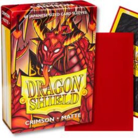 Dragon Shield Dual Matte Crimson 60 pochettes Format Japonais