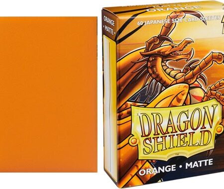 Dragon Shield Matte Sleeves x60 Japanese size Orange