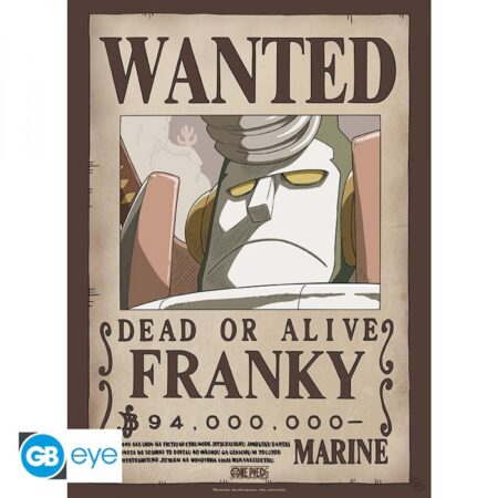 ONE PIECE - Poster «Wanted Franky» (52x38)