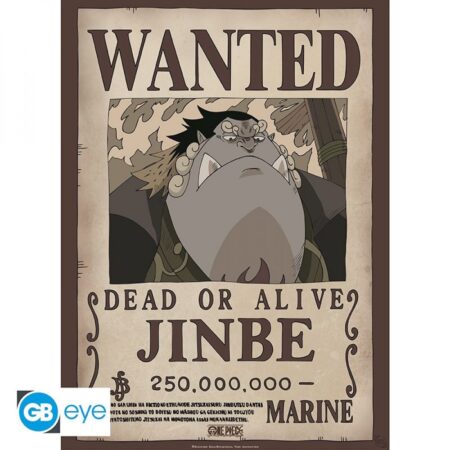 ONE PIECE - Poster «Wanted Jinbe» (52x38)
