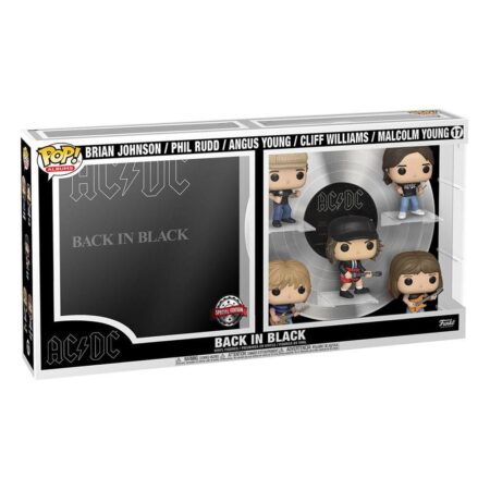 AC/DC pack 5 figurines POP! Albums Vinyl Back In Black 9 cm N°17