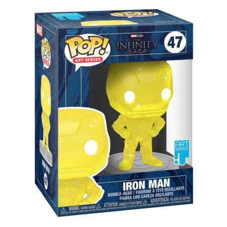 Infinity Saga Figurine POP! Artist Series Vinyl Iron Man (Yellow) 9 cm N°47