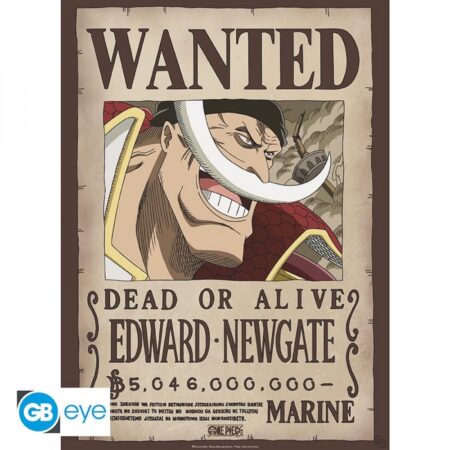Wanted Edward Newgate ONE PIECE - Poster (52x38)