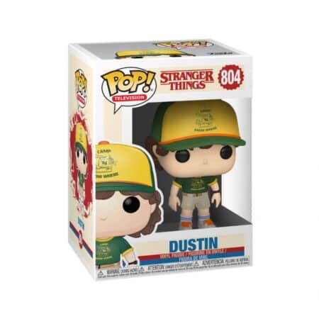 Stranger Things POP! TV Vinyl figurine Dustin (At Camp) 9 cm n°804