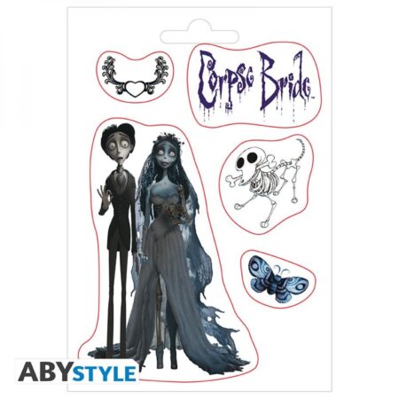 CORPSE BRIDE - Stickers - 16x11cm/ 2 planches - Personnages