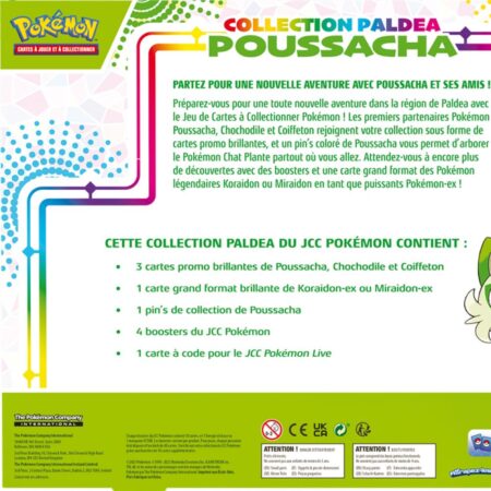 Pokémon - Écarlate et Violet - Coffret Ex - Collection Paldéa - Poussacha