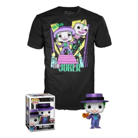 DC Comics POP! & Tee set figurine et T-Shirt Batman 89 Joker with Speaker