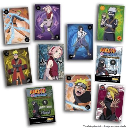 Panini Naruto Cartes à Echanger Pack 8 Cartes