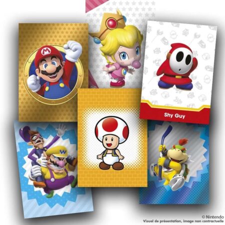 Panini Pochette de Cartes à Echanger Super Mario Aléatoires