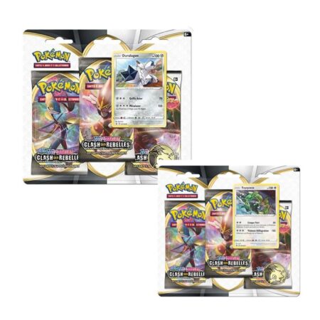 Pokémon EB02 : Pack 3 boosters - Clash des Rebelles