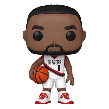 Damian Lillard (White Jersey) N° 155 NBA POP! Sports Trail Blazers figurine 9cm