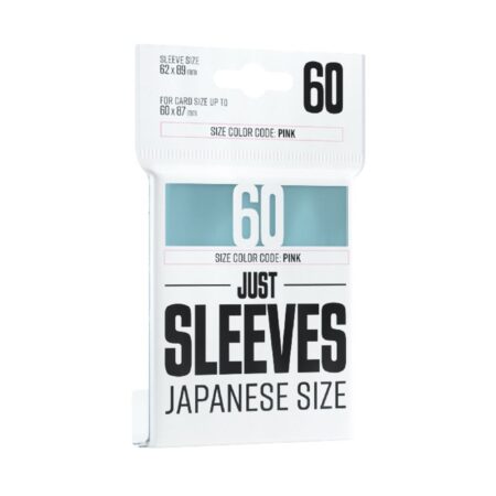 60 Just Sleeves - Soft Sleeves Gamegenic - Taille japonaise (Japanese size)