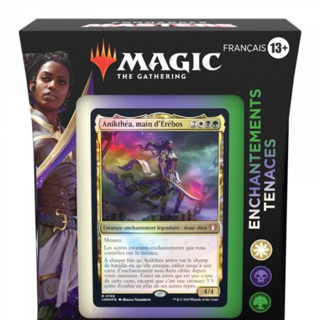 Magic the Gathering Commander Masters Deck Commander Enchantements Tenaces Version française (VF)