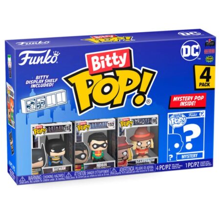 Pack Batman Bitty POP ! 4 Figurines Vinyl 2,5 cm
