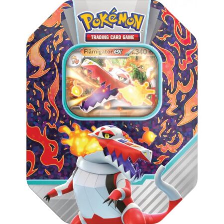 Pokémon : Pokébox Q4 2023 Evolutions de Paldéa Flâmigator Ex pv340 version française (VF)