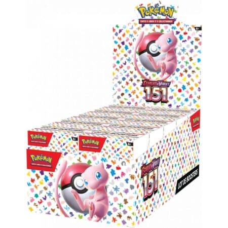 10X Pokémon Ecarlate et Violet EV3.5 : Bundle de 6 boosters Pokémon 151 VF
