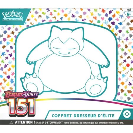 Pokémon Ecarlate et Violet EV3.5 : Coffret Dresseur d'Elite Ronflex 151 (Elite Trainer Box ETB) VF