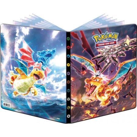 Pokémon Binder & Portfolio A4 - 9 Cases Pokemon - Flammes Obsidiennes Dracaufeu & Dracolosse Terra