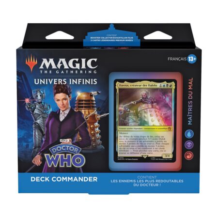 Magic the Gathering Univers Infinis : Doctor Who Deck Commander Maîtres du Mal VF