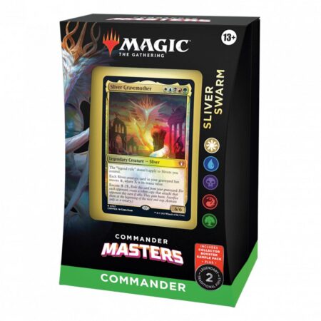 Magic the Gathering Commander Masters Deck Commander Sliver Swarm Version anglaise (VO)