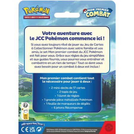 Pokémon : Deck de démarrage Carapuce et Salamèche - Mon premier combat VF