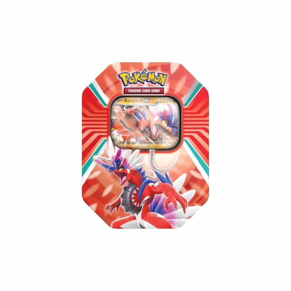 Pokemon Boîte de Collection Légendes de Paldea du GCC, Koraidon, Une Carte  holographique et Quatre enveloppes d'expansion, édition en Italien