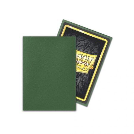 Dragon Shield Matte Forest Green 100 pochettes