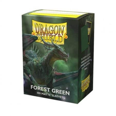 Dragon Shield Matte Forest Green 100 pochettes