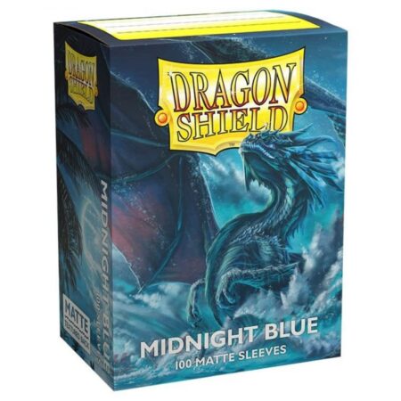 Dragon Shield Matte Midnight Blue 100 pochettes