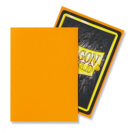 Dragon Shield Matte Orange 100 pochettes