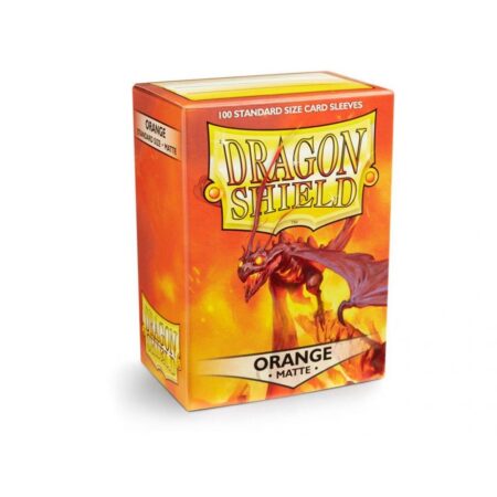 Dragon Shield Matte Orange 100 pochettes