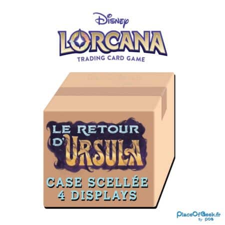 Disney LORCANA - Quatrième Chapitre : Le Retour D'Ursula - Case De 4 Display 24 Boosters - Français (FR)