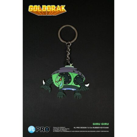 Goldorak porte-clés caoutchouc Giru Giru 7 cm