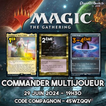 MAGIC POG SERIES COMMANDER MULTIJOUEUR - 29.06.24 - 19H30